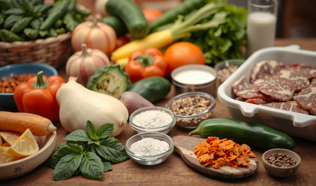 Ingrédients frais utilisés dans les produits Lyonchefcx