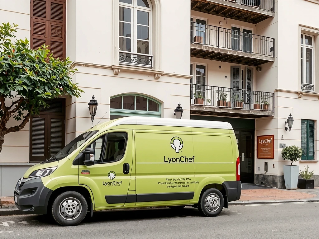Véhicule de livraison écologique de Lyonchefcx
