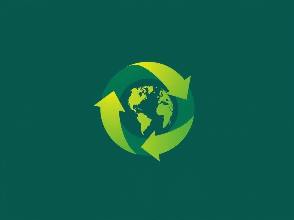 Symbole d'engagement environnemental de Lyonchefcx, représentant une planète verte